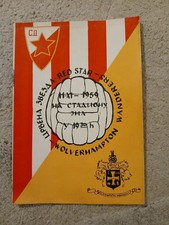Vintage Football Programme Red