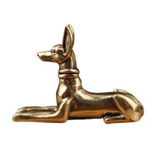 Brass Dog Statue Sitting Dog