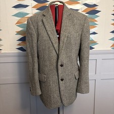 Harris Tweed EWM Hand Woven 100% Wool Blazer Country Jacket Size 40”R