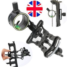 Compound Bow Sight 1 Pin 0.019" Single Pin Archery Hunting Adjustable RH