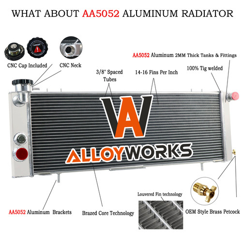 Radiator upgraded aluminum for - radiator,