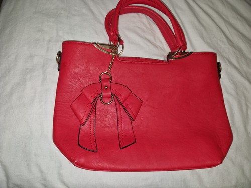 Red handbags new - red,
