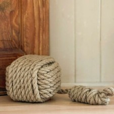 Rope door stop heavy - stop, jute