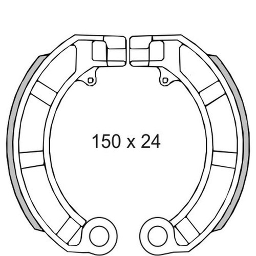 Pair jaws front rear vespa - pair, front/rear