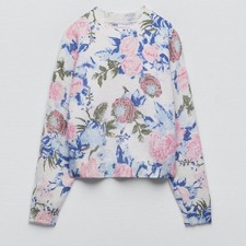 ZARA Women’s Floral Wool