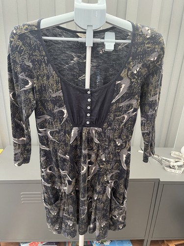 White stuff navy bird print - stuff,