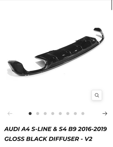 Audi rear diffuser - b9,