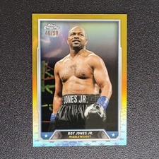 2024 Topps Chrome Boxing Roy Jones Jr Gold Refractor /50