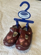 Girls Pink Pu Smart Curved Toe 6-12 Months