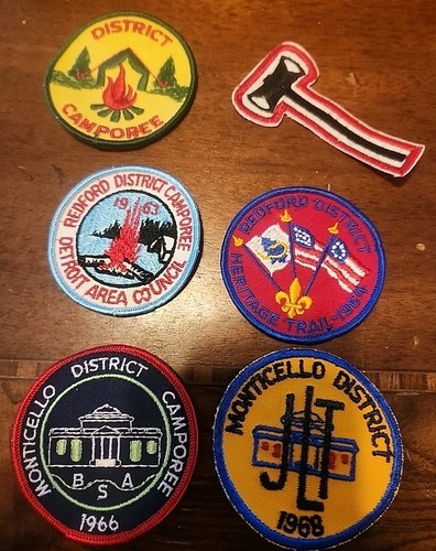 Vintage boy scout patches set - boy,