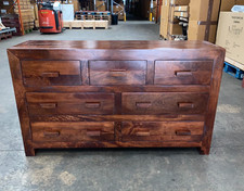 Solid Wood Sheesham 7 Drawer Chest (E590)