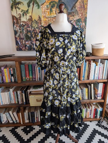 Vintage german black floral - vintage,