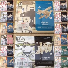 Robotime Children’s Self Build Wooden Model Kit Glue Free Assembly - Options