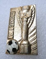 M1 Vintage Russian Soviet Football 1970 Mexico Pin Badge USED