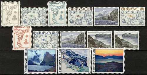 Faroe islands 1975 maps - faroe, 1975,