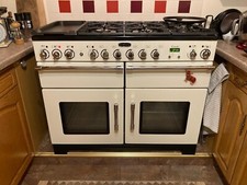 Rangemaster double electric cream cooker in very good condition with gas hobs
