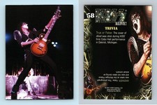 Trivia #58 Kiss Alive! 2001 Neca Trading Card