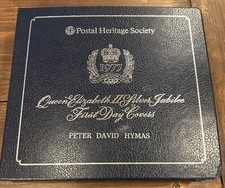 1977 Postal Heritage Society Queen Elizabeth II Silver Jubilee First Day Covers