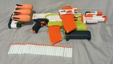 NERF Modulus Demolisher 2 in 1 Deluxe Blaster +  Attachments And Ammo