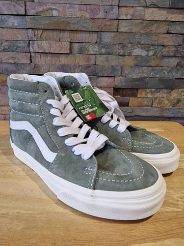 Vans sk8 suede green - sk8-hi,
