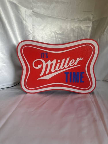 Miller time light sign - miller, up