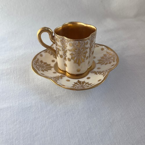 Coalport england raised - -, gold