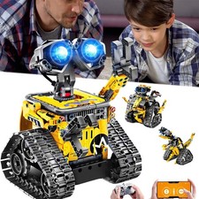 3-in-1 Robots Toys Kids Rechargeable RC Building Block STEM Robot Building Toys