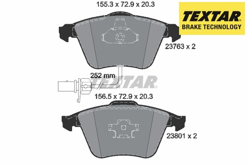 Front brake pad - disc,