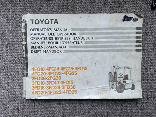 Vintage toyota forklift - -,