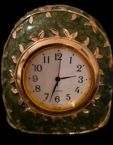 Miniature vintage table clock - miniature,