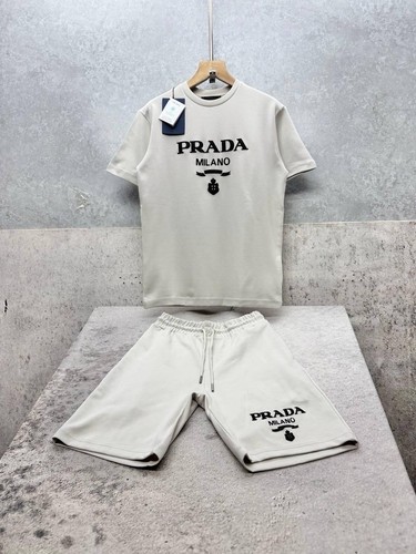 Prada shorts and shirt set - and,