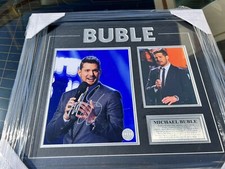 Signed Michael Buble Photo