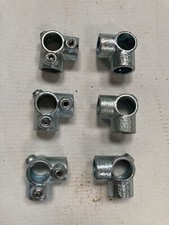 Interclamp 116-A27 tube pipe fitting galvanised x 6 elbow 3 way 90 degree