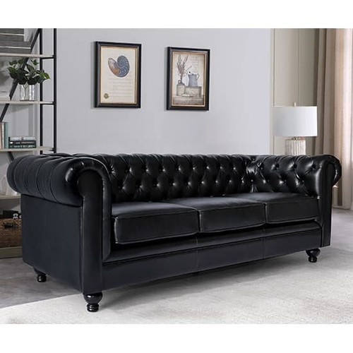 Hertford chesterfield faux - chesterfield,