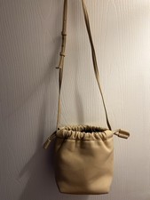 Massimo Dutti Women's Cream Crossbody Handbag Purse Pouch