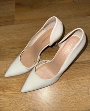 Womens White Pointed Court
