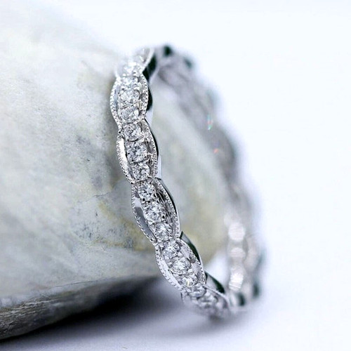 1ct round cut diamond - cut, eternity