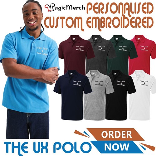 Embroidered uneek the polo - embroidered,