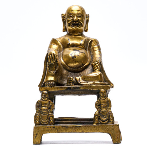 Chinese figurine bronze gilt - figurine,