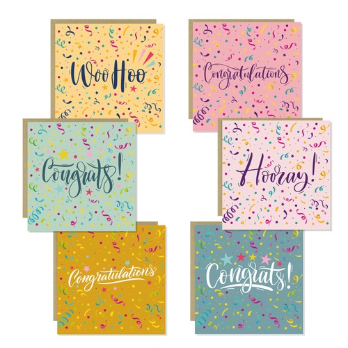 Congratulations cards pack - congratulations, of