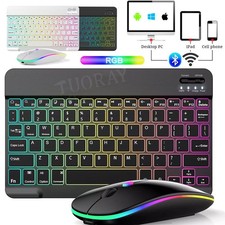 RGB Backlit Keyboard Mouse For