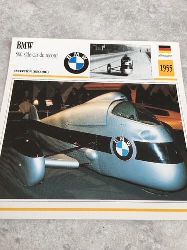 Bmw 500 sidecar record 1955 - bmw,
