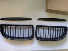 BMW E90 Grille Black. Both Sides