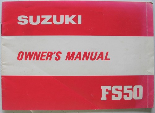 Suzuki fs50 1981 - suzuki,
