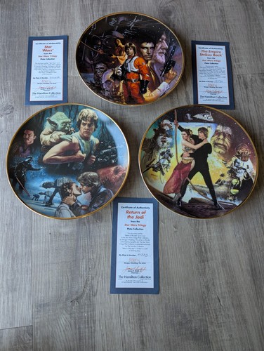 Vintage star wars trilogy - star,