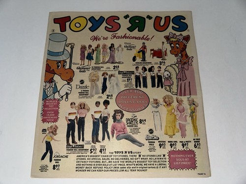 Toys store 1982 newspaper - toys, us