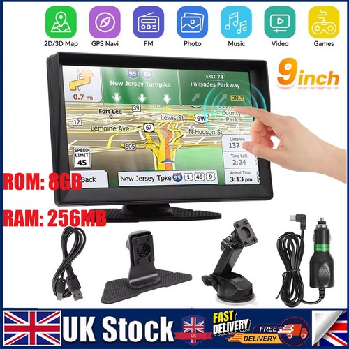 Car truck sat nav - 9", gps