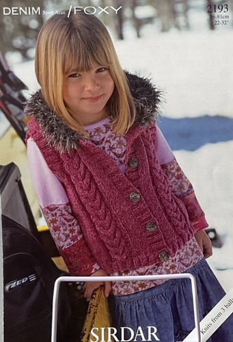 Sirdar aran foxy knitting - sirdar, aran/foxy