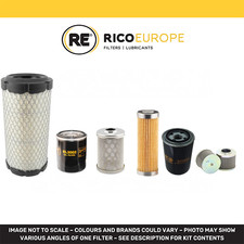 Filter Service Kit Fits Hanix H15B-2 ( Air Filter wo/fins )