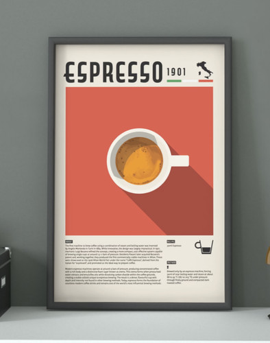 Vintage espresso coffee - espresso,